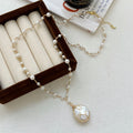 Handmade Natural Baroque Pearl Necklace For Women