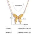 Fashionable Minimalist Versatile 3D Butterfly Necklace
