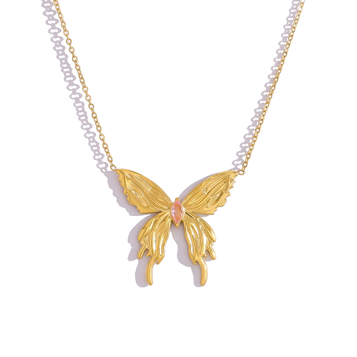 Fashionable Minimalist Versatile 3D Butterfly Necklace